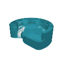 a chair that looks like a swimming pool